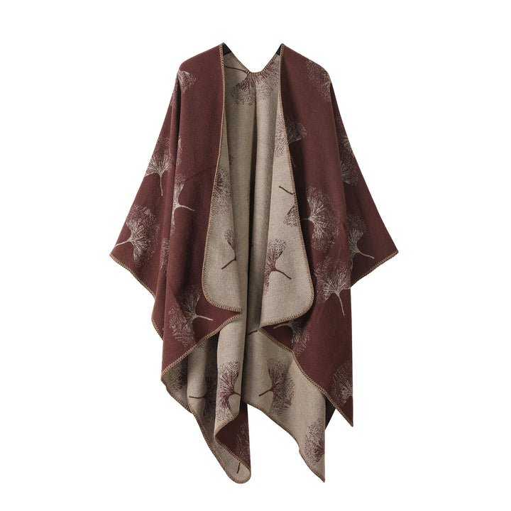 Ginkgo Leaf Shawl Summer High Sense-Scarves & Wraps-Zishirts