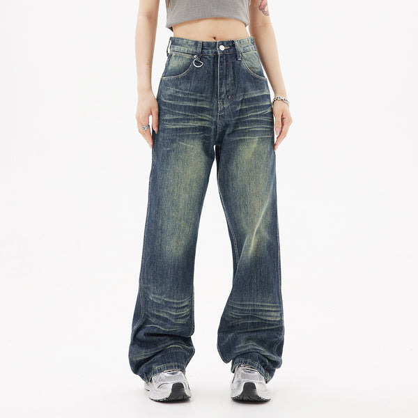 Distressed Fashion Brand Jeans High Street American Jeans-Woman Jeans-Zishirts