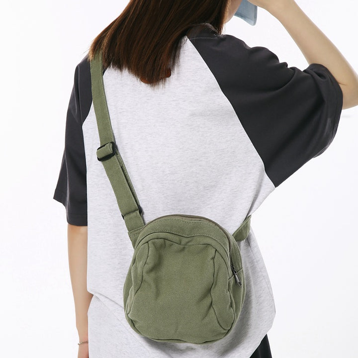 New Harajuku Style Ins Girl Washed Canvas Bag-Women's Bags-Zishirts