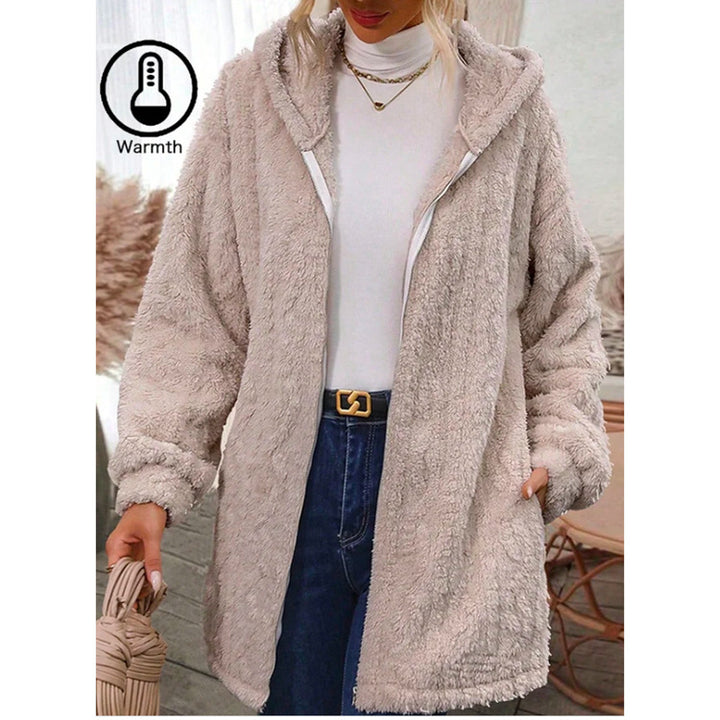 Hooded Long Sleeve Coat Top Women's Cardigan-Womens 2024 March-Zishirts