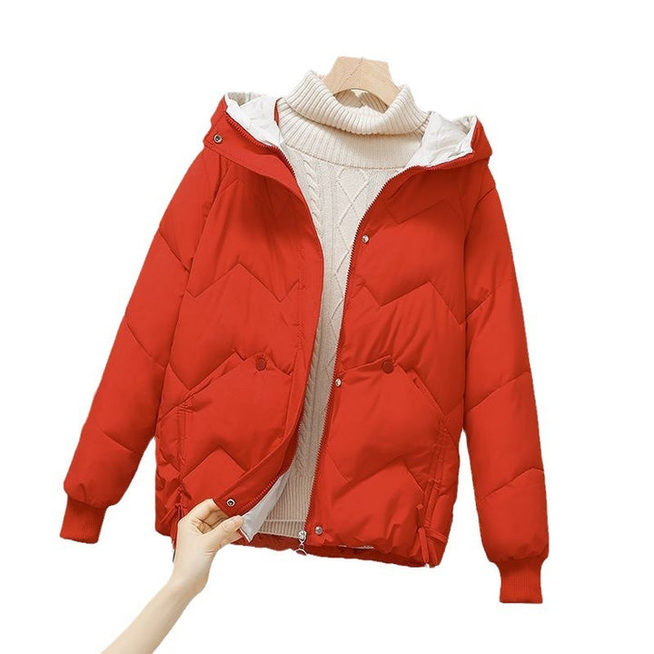 Women's Winter Loose Fashion Short Cotton Coat-Jackets-Zishirts