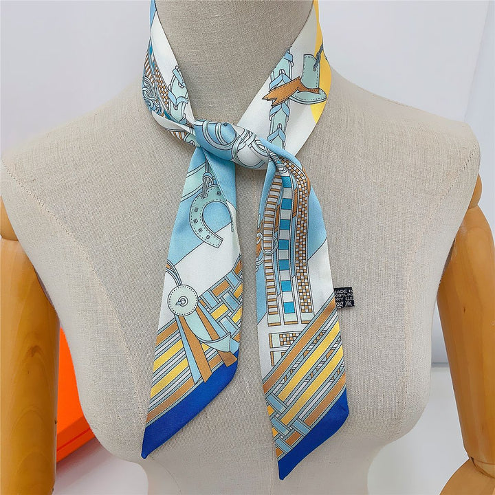 Women's Elegant Professional Duplex Printing Silk Scarf-Scarves & Wraps-Zishirts