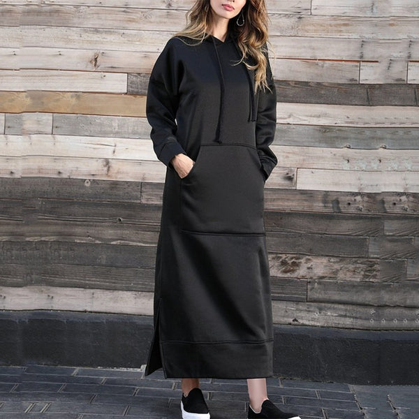 Loose Plus Size Casual Fashion Dress-Women's Outerwear 2023-Zishirts