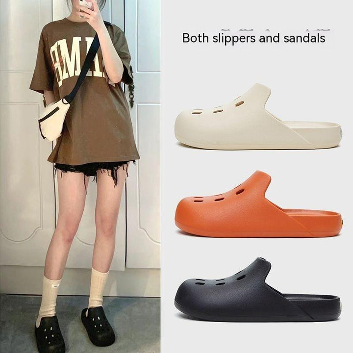 Retro Fashion Summer Indoor EVA Slippers-Womens Footwear-Zishirts