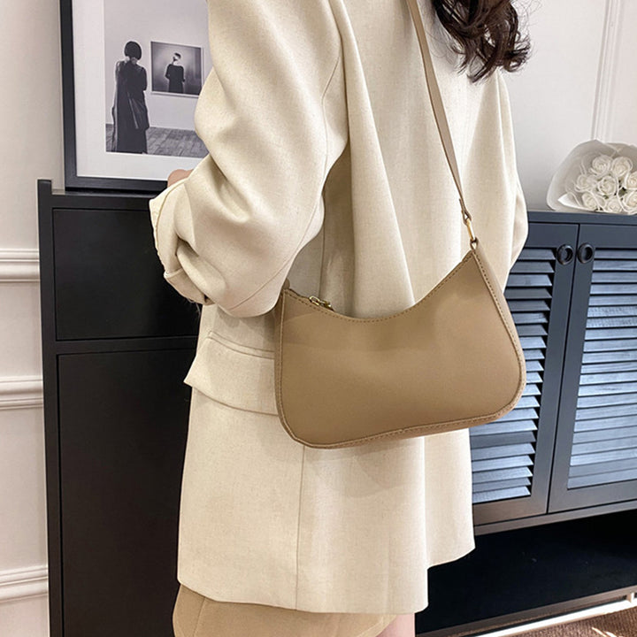 Women's Underarm Bag Solid Color Small Square Handbag Fashion Shoulder Bags-Women's Bags-Zishirts