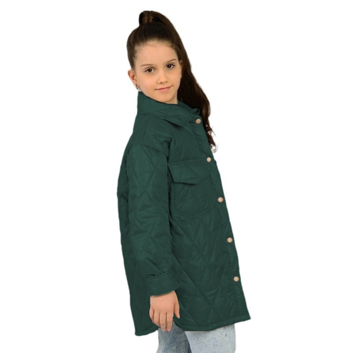 Workwear Loose Rhombus Cotton Clothing Cotton Coat Daughter-Jackets-Zishirts