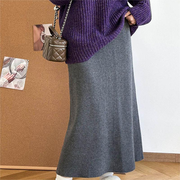 Winter Korean Style A- Line Skirt Slim Fit Slimming And Fashionable-Women's Outerwear 2023-Zishirts