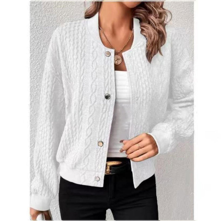 Women's Baseball Uniform Jacket Coat-Jackets-Zishirts