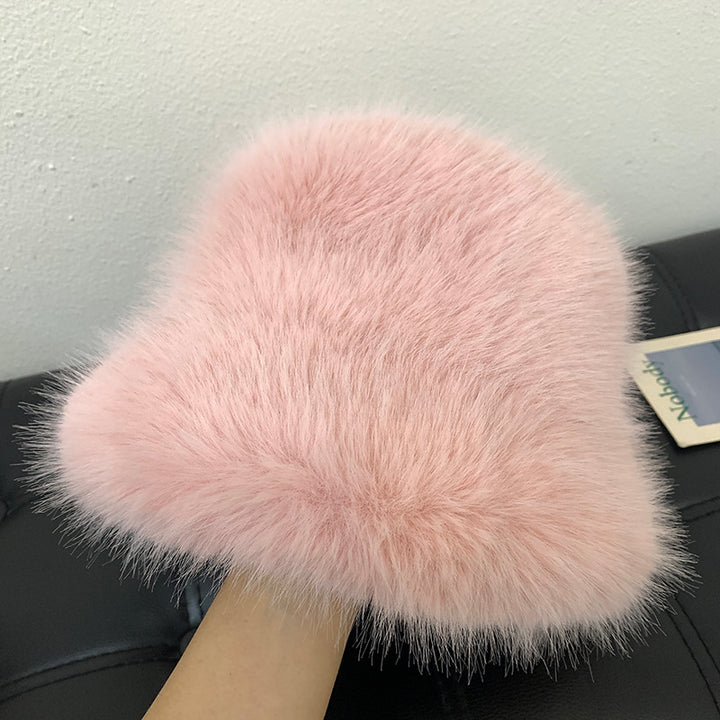 High-end Face-looking Small Warm Ear Protection Mink Hat For Women-Women's Outerwear 2023-Zishirts