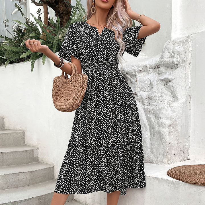 Fashion Special Women's Clothing Slim Print Dress-Lady Dresses-Zishirts