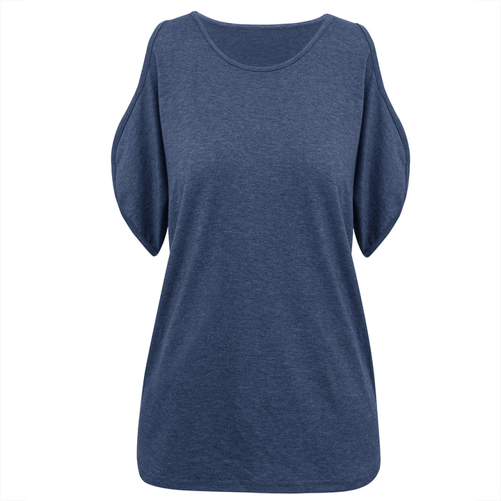 Round Neck Short Sleeve T-shirt-Blouses & Shirts-Zishirts