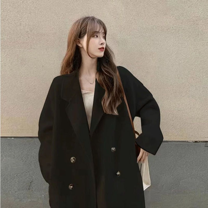 Women's Korean-style Woolen Coat-Women's Outerwear 2023-Zishirts