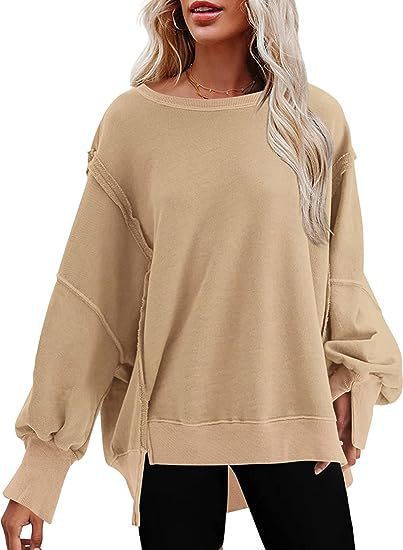 Women's Fashion Casual Loose Sweatshirt-Blouses & Shirts-Zishirts