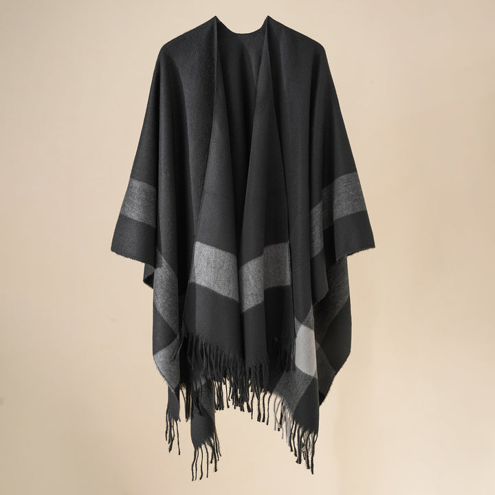 Shawl Cloak Robe Warm Fashion Autumn And Winter-Scarves & Wraps-Zishirts