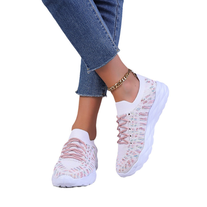 Summer New Fashion Sports And Leisure Flying Woven Large Size Women's Pumps-Womens Footwear-Zishirts