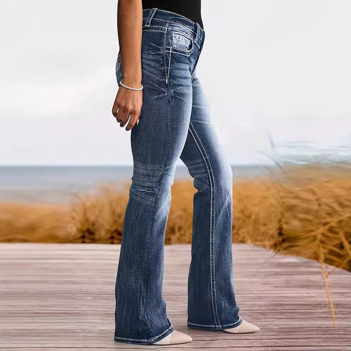 Women's Jeans High Waist Straight Slim Fit Slimming Versatile-Woman Jeans-Zishirts