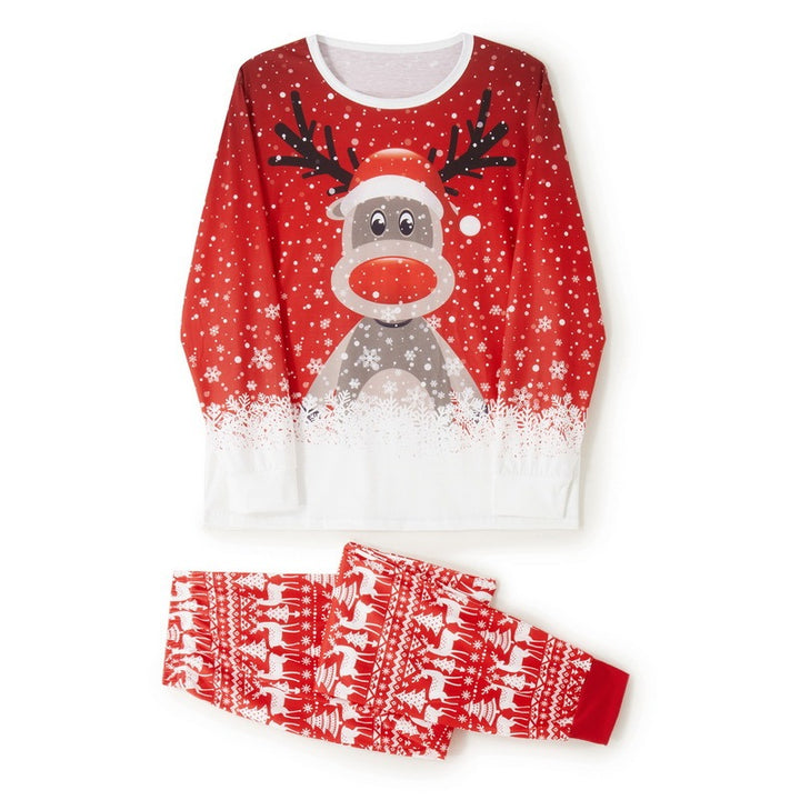 Christmas Print Long Sleeve Casual Parent-child Set-Suits & Sets-Zishirts