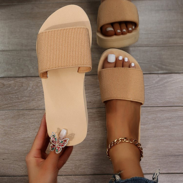 Summer New Outdoor Open Toe Beach Casual Slippers-Womens Footwear-Zishirts