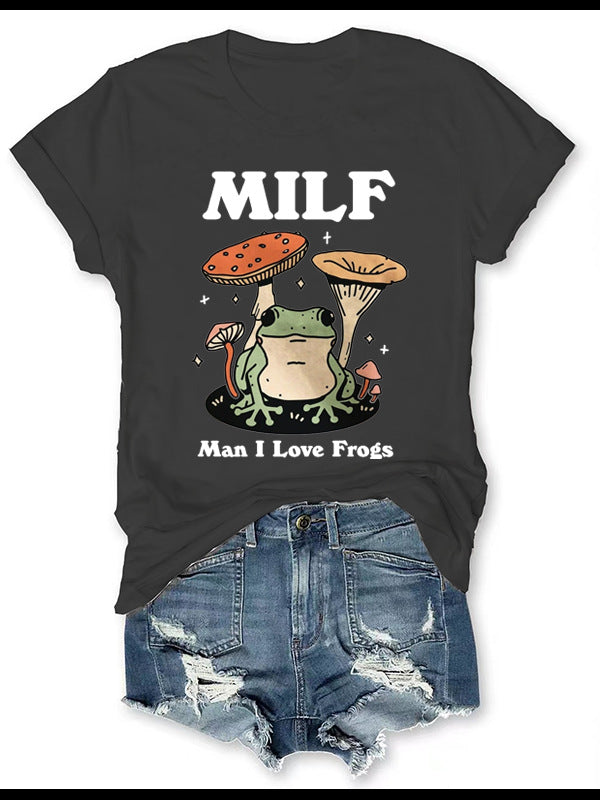 Fashion Toad Print Women's T-shirt-Blouses & Shirts-Zishirts