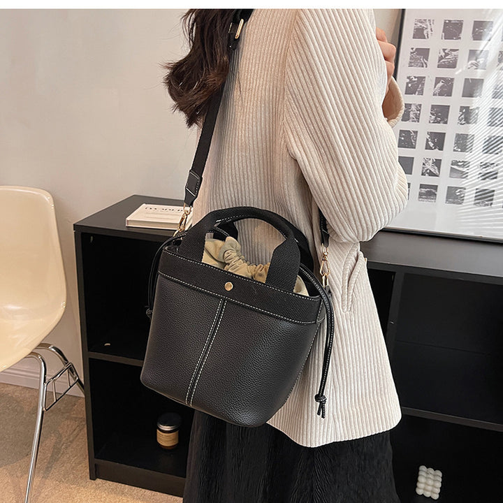 Popular All-matching Crossbody Portable Bucket Bag-Women's Bags-Zishirts