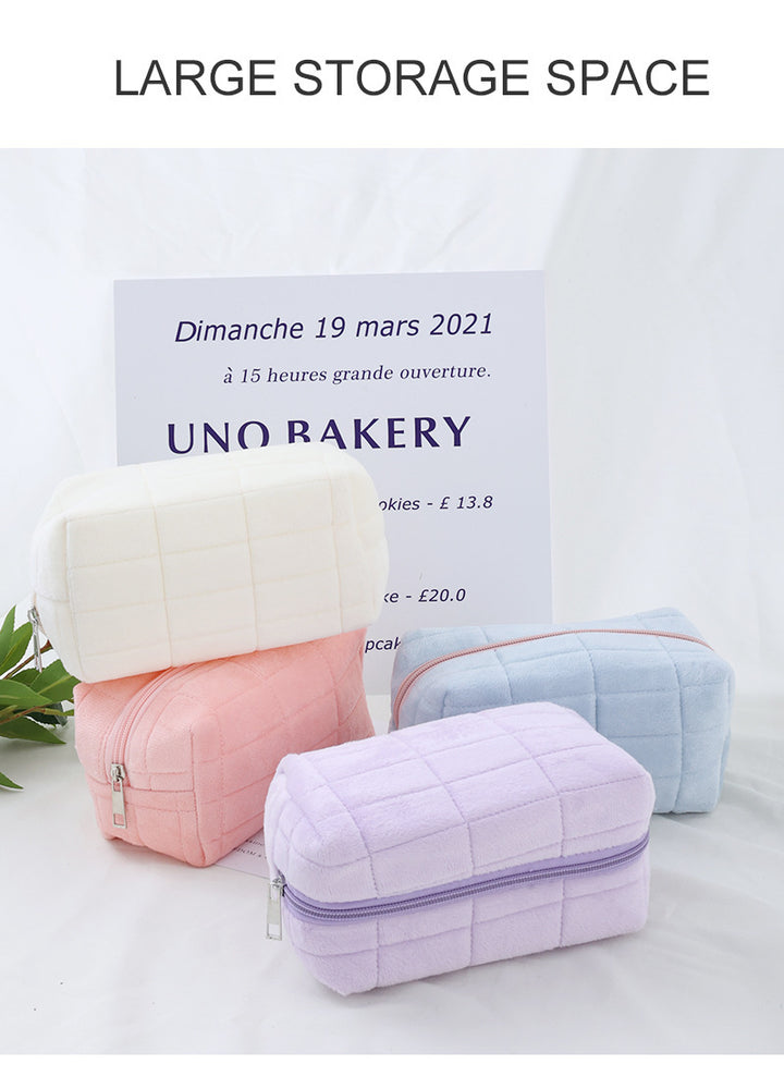 Japanese Good-looking Pillow Cosmetic Bag Large Capacity Storage Stationery Box-Women's Bags-Zishirts