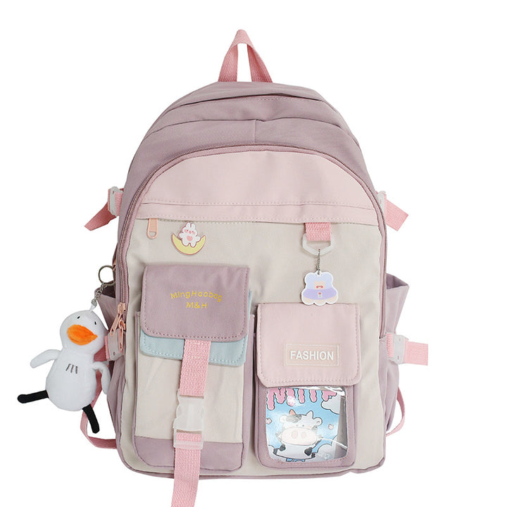 Large Capacity Schoolbag Mori College Style Soft Girl Backpack-Women's Bags-Zishirts