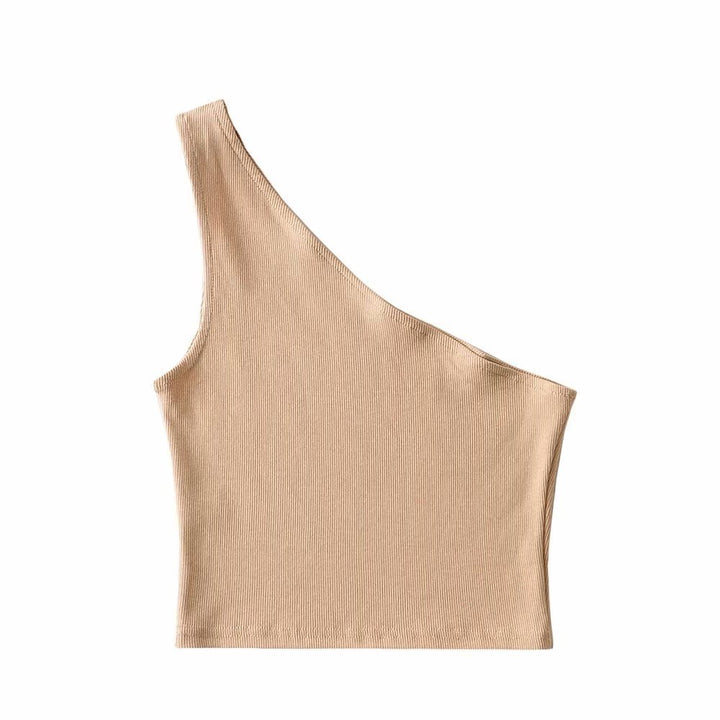 Women's Fashion Short Shoulder Vest-Blouses & Shirts-Zishirts