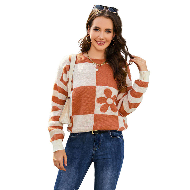 Round Neck Warm Sweater For Women-Sweaters-Zishirts