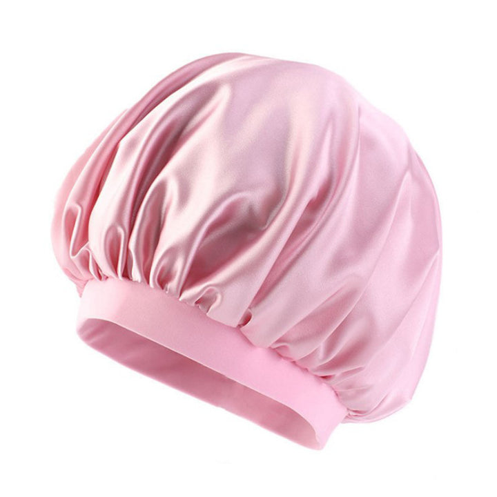 Printed Satin Elastic Wide Edge Nightcap-Women's Outerwear 2023-Zishirts