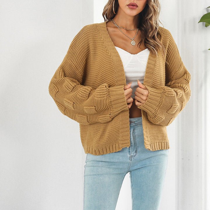 Women's Knitted Cardigan Casual Retro-Sweaters-Zishirts