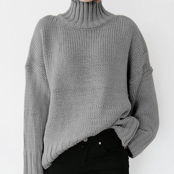 Short Solid Color Knitted Sweater-Sweaters-Zishirts