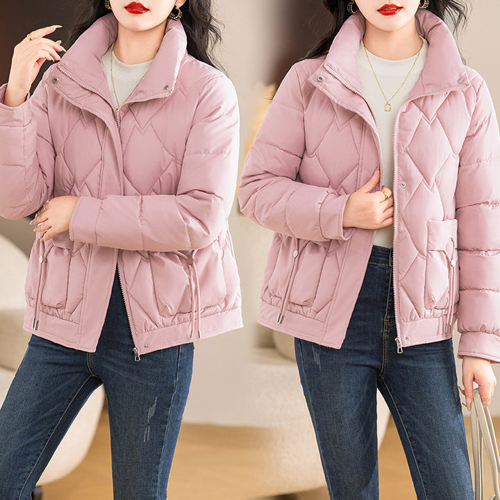 Loose Short Thickened Down Cotton Jacket-Jackets-Zishirts