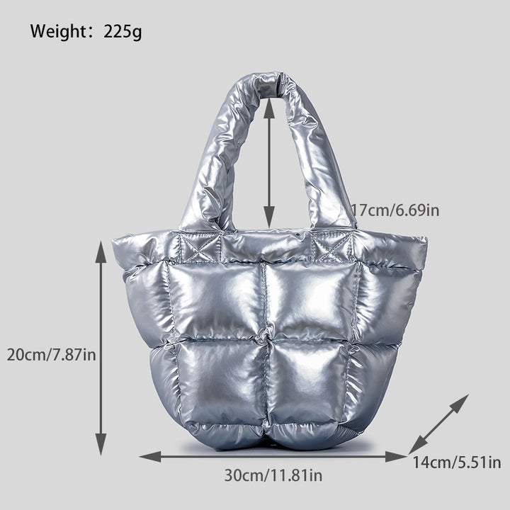 Soft Down Bag For Women Fashionable And Minimalist-Women's Bags-Zishirts