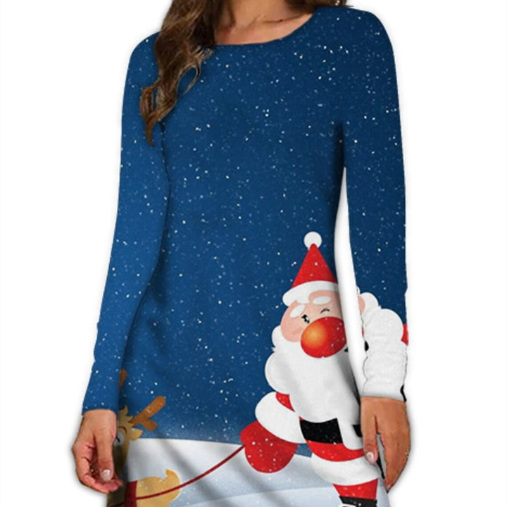 Women's Christmas Dress Tight Long Sleeve-Women's Outerwear 2023-Zishirts