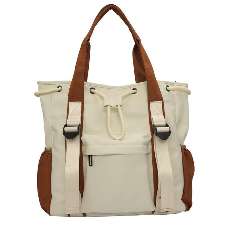 Large Capacity Contrast Color Handbag-Women's Bags-Zishirts