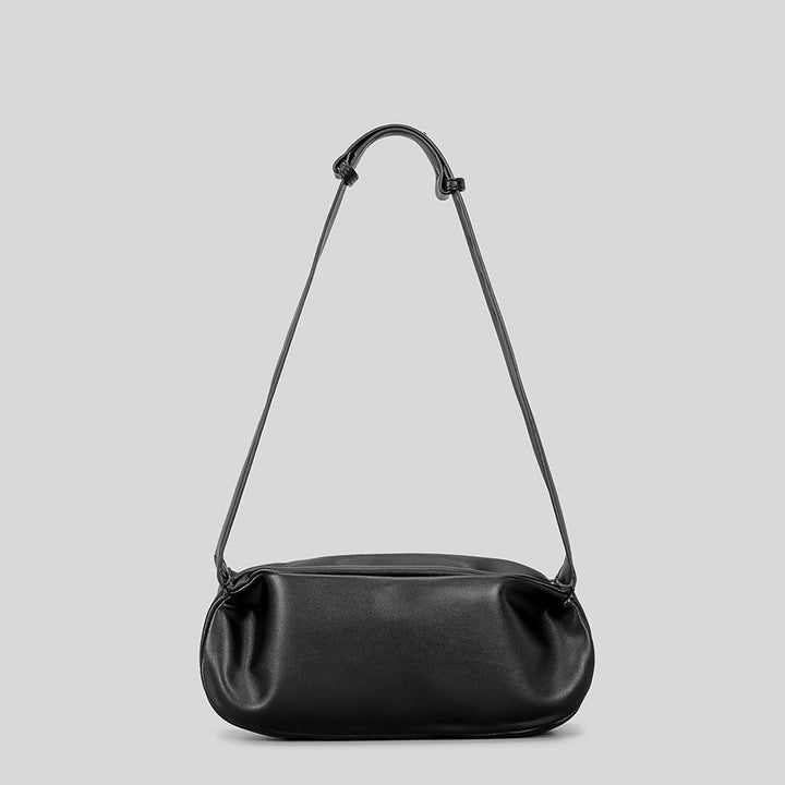 Wide Shoulder Strap Soft Pu Dumpling Bag Women-Women's Bags-Zishirts