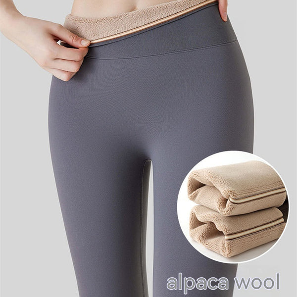 Fleece-lined Thick High Waist Hip Lift Leggings For Women-Women's Outerwear 2023-Zishirts