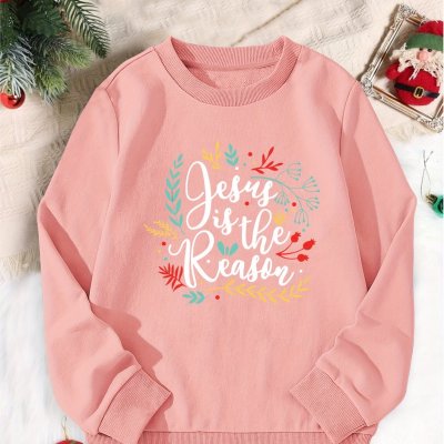 Christmas Season Printed Girls' Sports Sweater-Women's Outerwear 2023-Zishirts