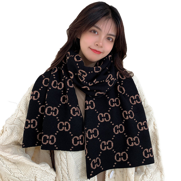 Women's Thickened Warm Cashmere Scarf-Scarves & Wraps-Zishirts