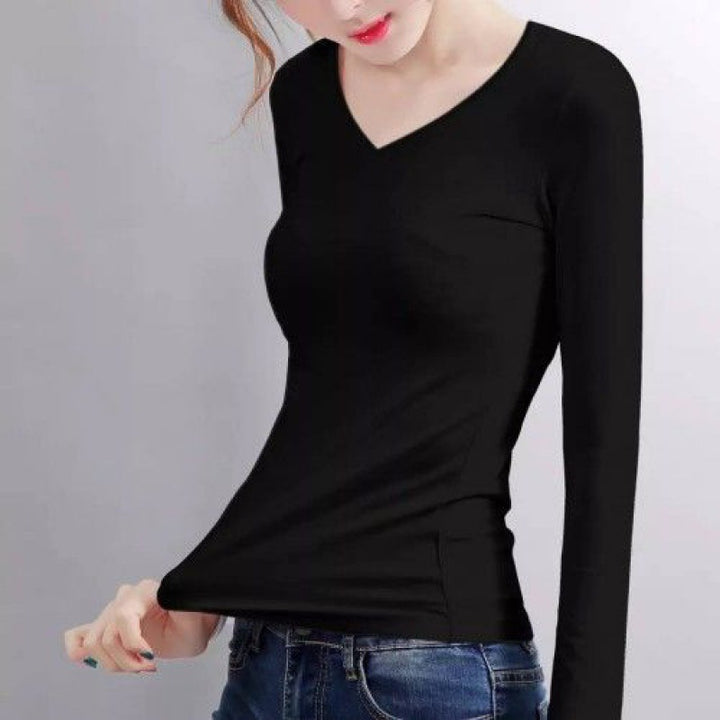 Seamless Bottoming Shirt Women's Autumn And Winter Warm-Women's Outerwear 2023-Zishirts