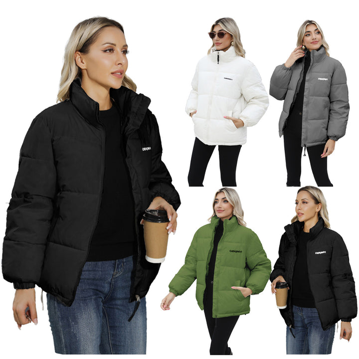 Plus Size Women's Thermal Cotton-padded Coat-Jackets-Zishirts