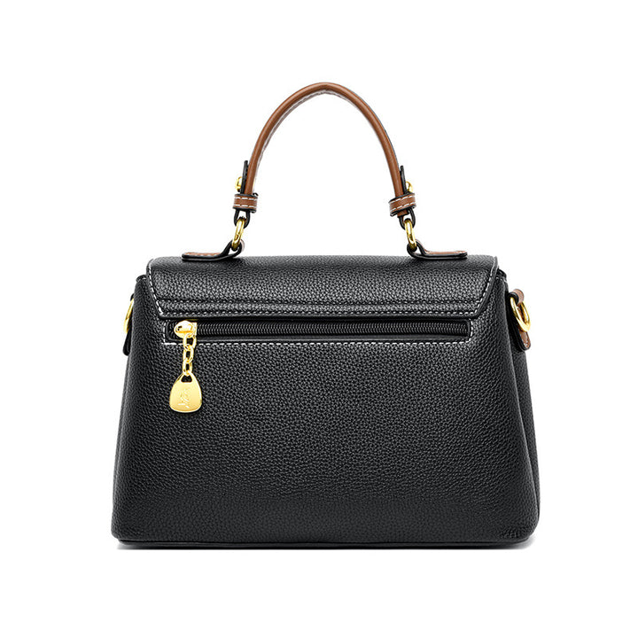 Soft Leather Elegant Versatile Large Capacity Shoulder Messenger Bag-Women's Bags-Zishirts