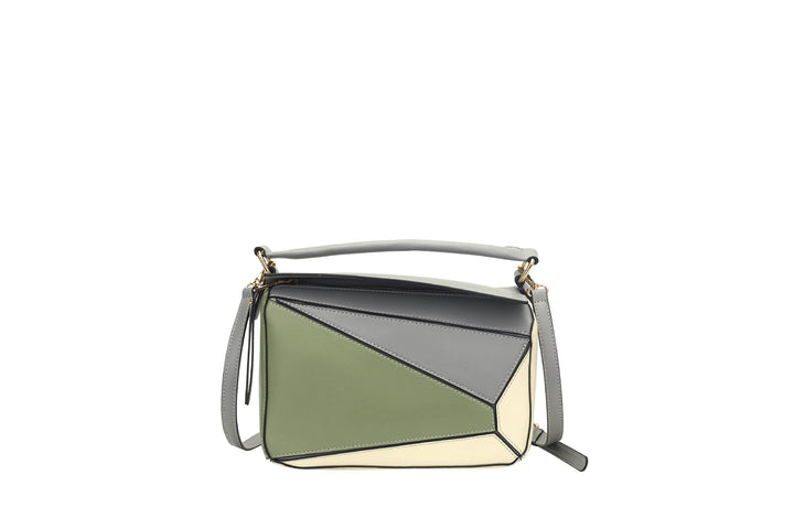 Contrast Color Geometric Shoulder Bag For Women-Women's Bags-Zishirts