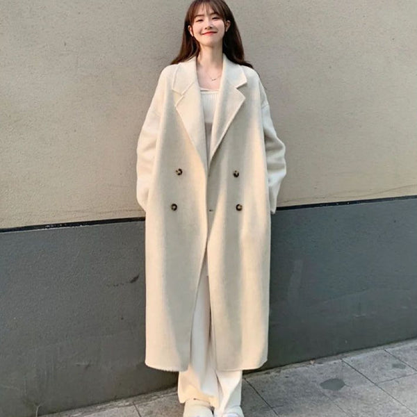 Women's Korean-style Woolen Coat-Women's Outerwear 2023-Zishirts