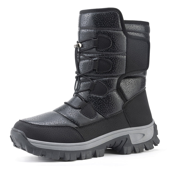 Men And Women Fleece-lined Warm Snow Boots-Womens Footwear-Zishirts