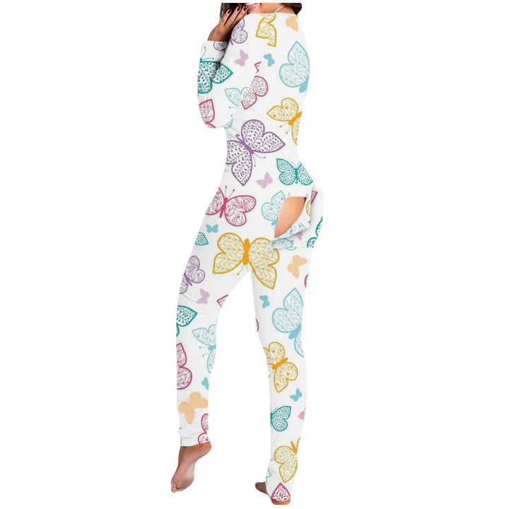 Women's Button Flip Adult Pajamas-Women's Outerwear 2023-Zishirts