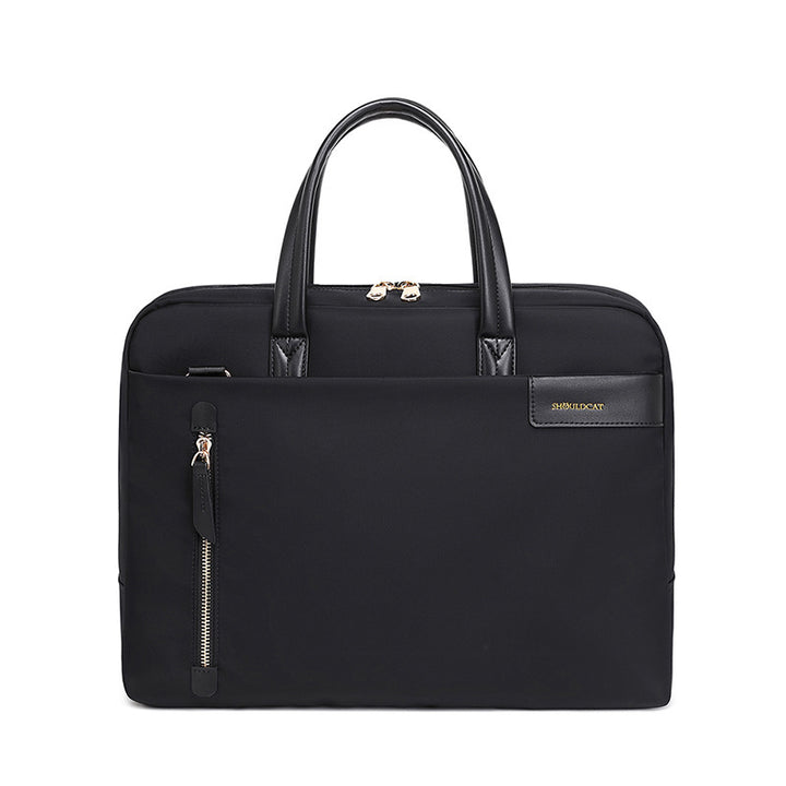 Business Women's Retro Briefcase Nylon Laptop Bag-Women's Bags-Zishirts