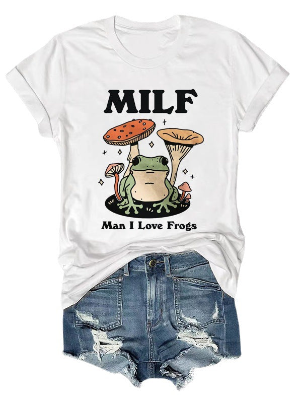 Fashion Toad Print Women's T-shirt-Blouses & Shirts-Zishirts