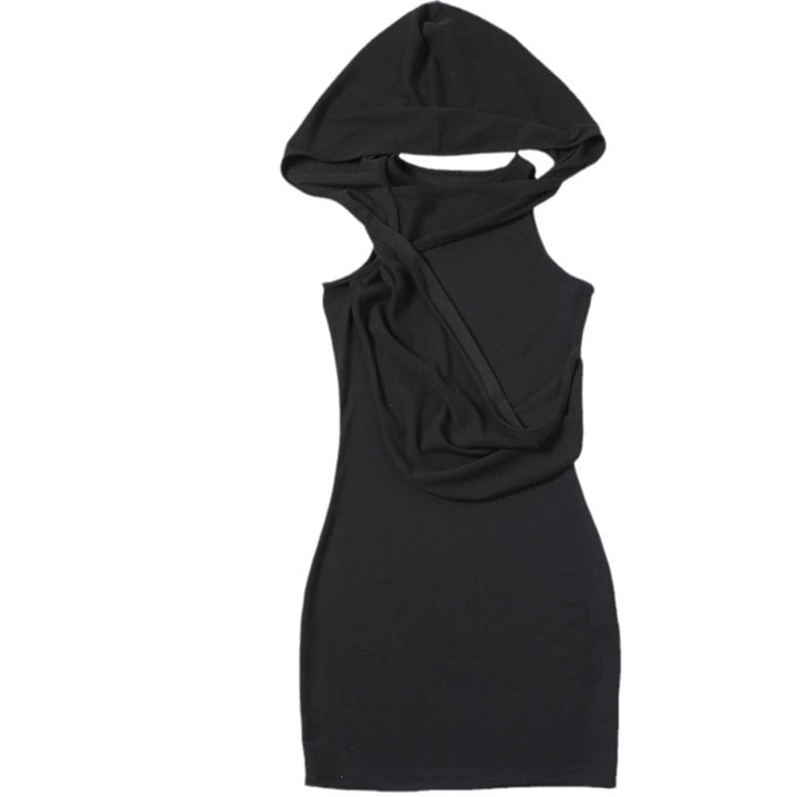 Women's Sheath Slim-fit Slimming Hooded Dress-Lady Dresses-Zishirts