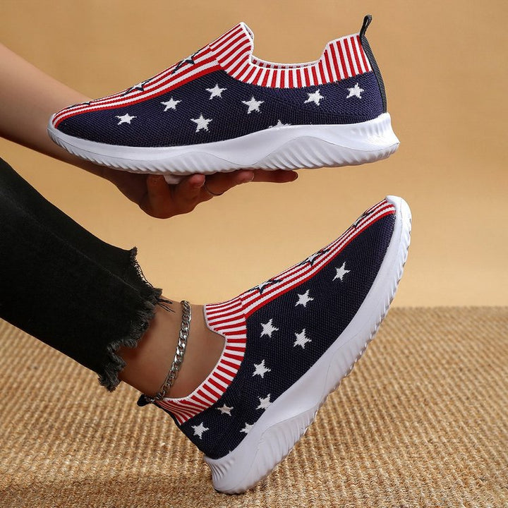 Large Size Flyknit Casual Pumps Women's Fashion XINGX-Womens Footwear-Zishirts